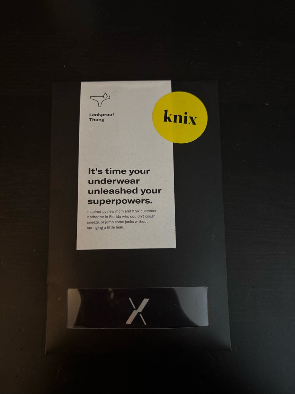 Knix L Period Underwear- Sealed Package